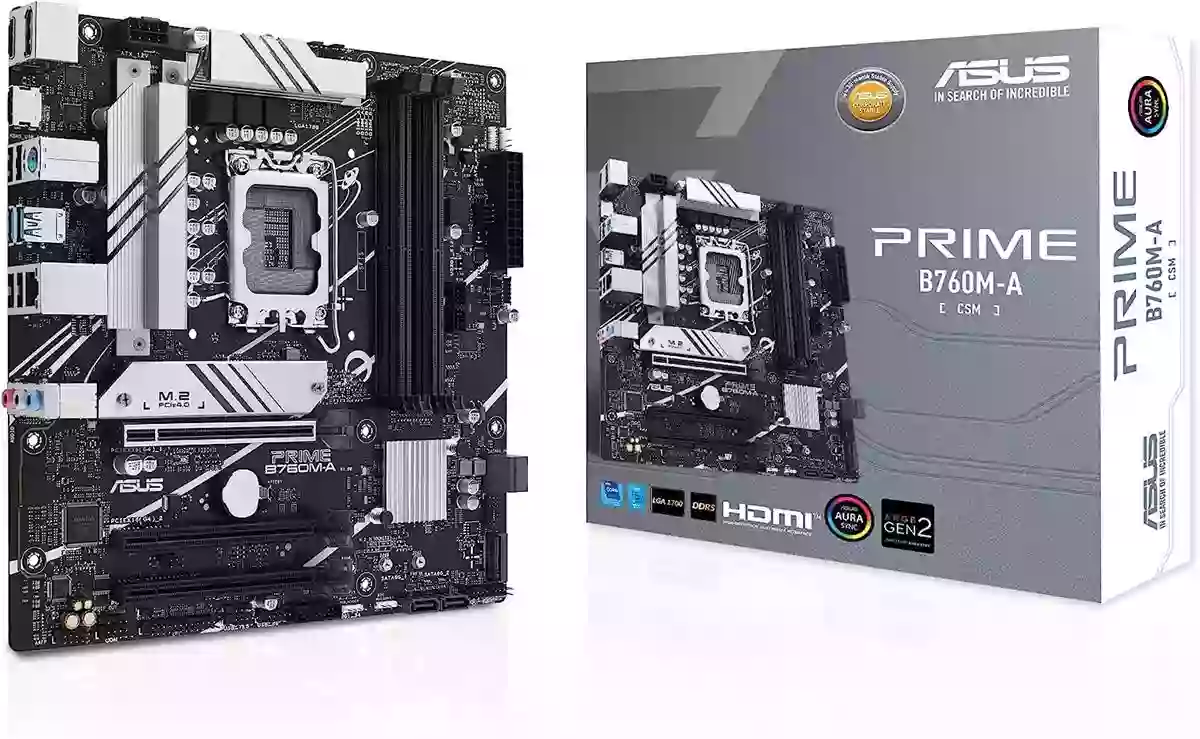 ASUS Prime B760M-A WIFI DDR5 Gaming Desktop Motherboard